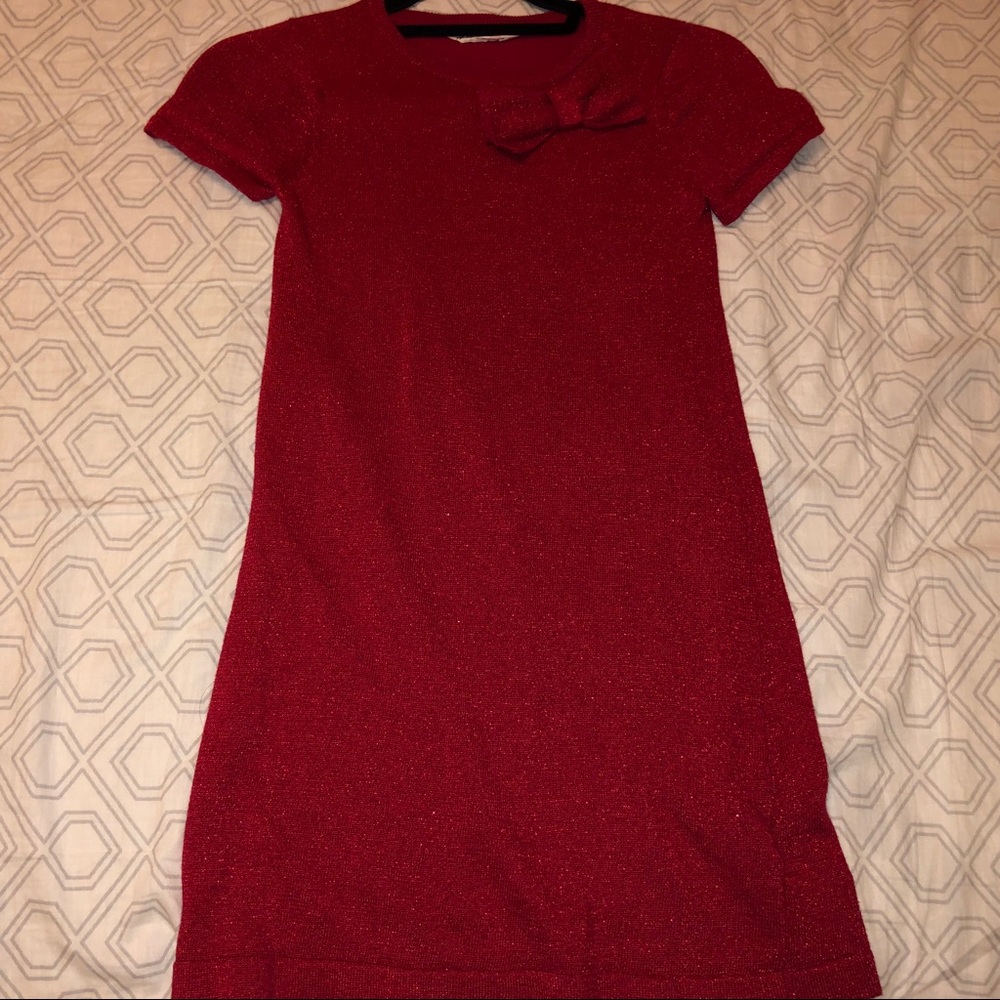 H&M Red Bowtie Dress